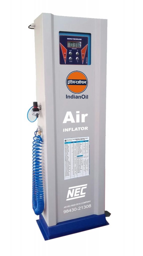 Tyre Inflators IOCL Petrol Bunk Indian oil