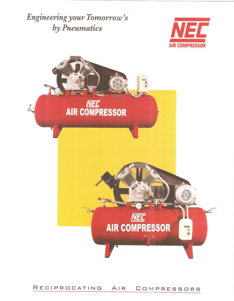 Industrial Air compressor Broucher