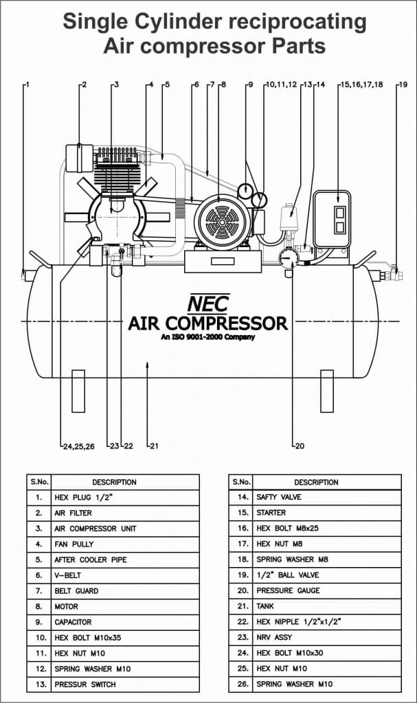 Drawing-0.5-HP-Air-Compressor