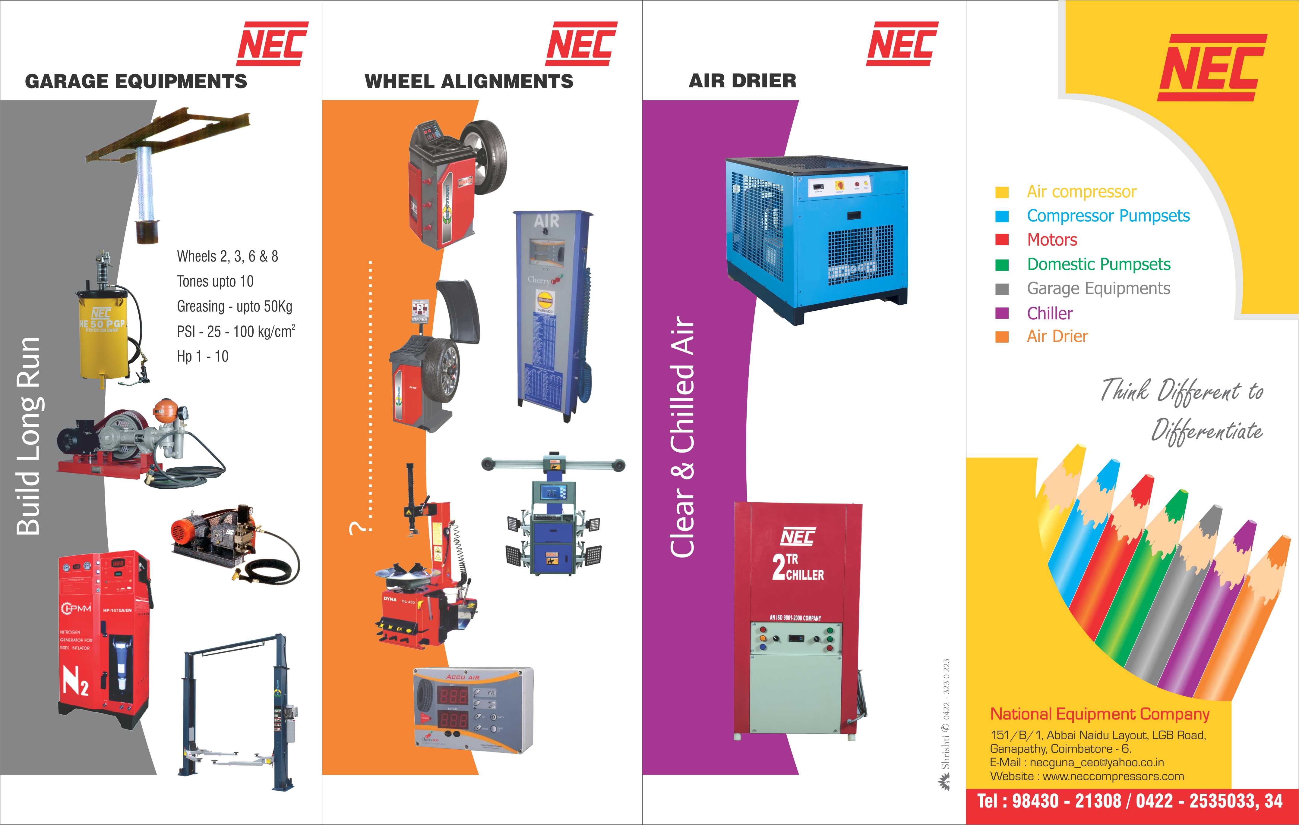 Air Compressor Browchure NEC Air Compressors and Pumps