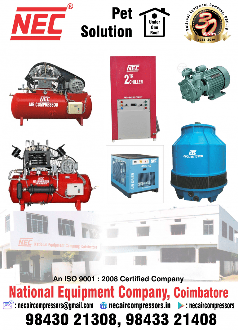 Pet Air Compressors in Coimbatore Tamilnadu Air Compressors