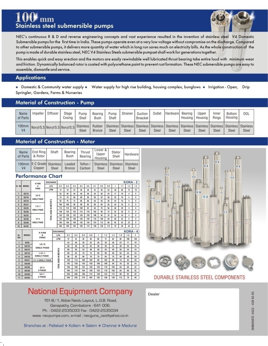 NECDomesticback1 Air Compressors Manufacturers NEC Air Compressors
