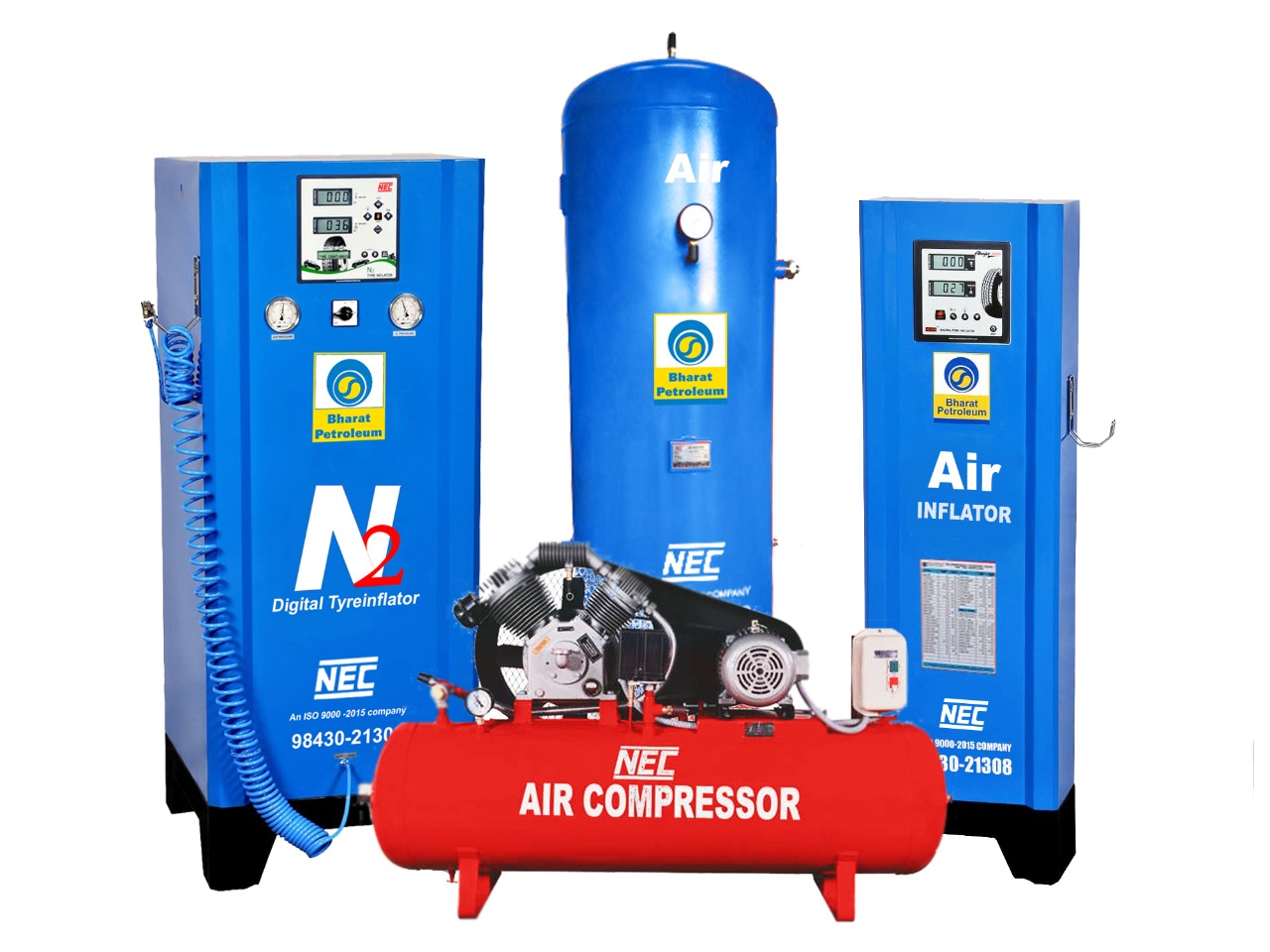 BPCL Air Compressors Manufacturers NEC Air Compressors