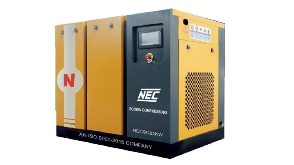 ROTARY SCREW COMPRESSORS BASE MOUNTED – NEC Air Compressors and Pumps